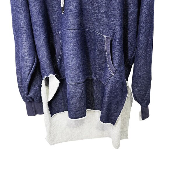NSF Hooded Sweatshirt‎ With Contrast Hem & Kangaroo Pocket Made In USA Size M - Picture 6 of 7
